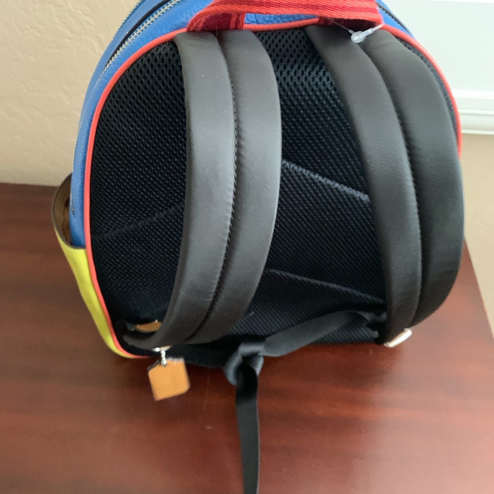 Coach Court Backpack In Color-block - Picture 7 of 8